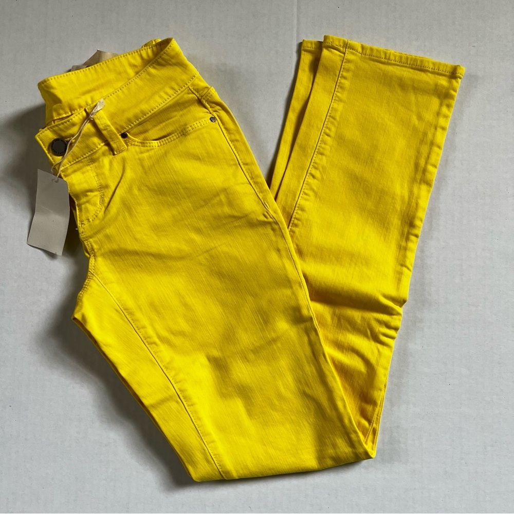 Ann Taylor Modern Fit Yellow Jeans